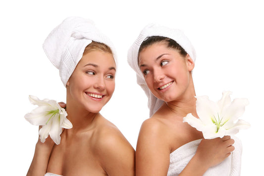 Chamomile-infused skincare products